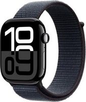 Apple Watch Series 10 (GPS+Cellular) 46mm Aluminum Case with Ink Sport Loop - Jet Black - (2024)