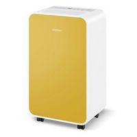 Costway Dehumidifier for Home Basement 32 Pints/Day 3 Modes Portable up to 2500 Sq. Ft Yellow - Y...
