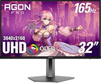 AOC - 31.5" AG326UD QD-OLED, UHD, 165hz Gaming Monitor - Black