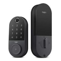 TP-Link - Tapo DL110 Smart Wi-Fi Deadbolt Lock - Lock/Unlock using Keypad, App, or Fingerprint Re...