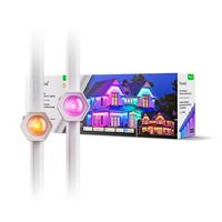 Nanoleaf - Matter Smart Multicolor Permanent Outdoor Lights Smarter Kit - White and Colors