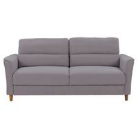 CorLiving - Georgia 3-Seat Fabric Upholstered Sofa - Light Grey