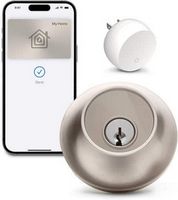 Level - Lock+ Connect Smart Lock Bluetooth/WiFi Replacement Deadbolt with Apple HomeKey/App/Key -...