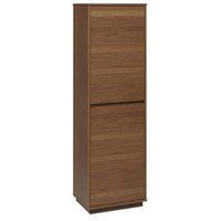 Linon Home D&#233;cor - Millett 2-Door Mid-Century Bookcase - Walnut