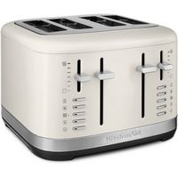 KitchenAid - 4 Slice Programmable Toaster - Porcelain White
