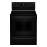 Whirlpool - 5.3 Cu. Ft. Freestanding Electric Range with Cooktop Flexibility - Black