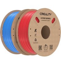 Creality - 1.75 mm Hyper PLA Filament Blue & Red 2.2 lbs for high-speed printers (2-pack) - Blue ...