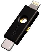 Yubico - YubiKey 5Ci - Two-Factor Authentication Security Key, Dual Connectors for Lightning/USB-...