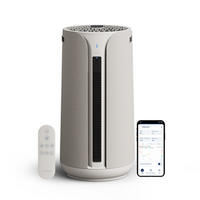 Blueair - ComfortPure 3-in-1 HEPASilent T20i Air Purifier Large: Heat + Cool + Purify - Gray