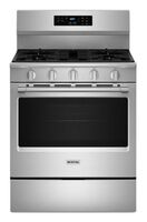 Maytag - 5.0 Cu. Ft. Freestanding Gas Range With No Preheat Air Fry and Air Baking - Stainless Steel