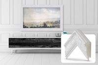 Deco TV Frames - Premiere Bezel for Samsung the Frame TV - 32&quot; - Tuscan Gloss White