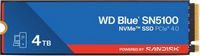 SanDisk - WD Blue SN5100 4TB Internal SSD PCIe Gen 4 x4 NVMe for laptops and desktops