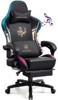 GTPlayer - Dragon Series Gaming Chair with Bluetooth Speakers - Black