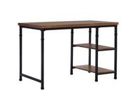 Linon Home Décor - Averill Two-Shelf Desk - Black & Ash