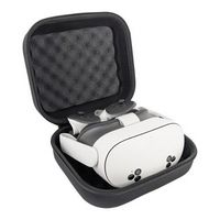 CASEMATIX - Hardshell Protection Case for Meta Quest 3S, 3 and 2 VR Headsets - Black