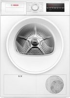 Bosch - 300 Series 4 Cu. Ft. Stackable Electric Dryer with Ventless Condensation Drying - White