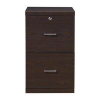 OSP Home Furnishings - Alpine 2-Drawer Vertical File with Lockdowel Fastening System - Espresso