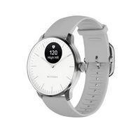 Withings - ScanWatch Light -  Daily Health Hybrid Smartwatch - 37mm - White/Silver