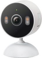 TP-Link - Tapo Indoor/Outdoor 2K Security Plug-In Camera with Advanced AI Motion and Sound Detect...