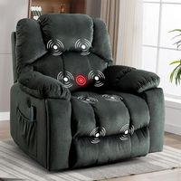 Bestier - Oversize Power Lift Recliner Chair with Massage and Heating - Large Massage Recliner Ch...