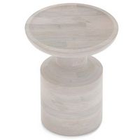 Simpli Home - Haynes Wooden Accent Table - White Wash