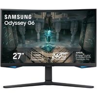 Samsung - Odyssey BG65 27&quot; 1000R Curved QHD 240Hz 1ms FreeSync Premium Pro Smart Gaming Monitor w...