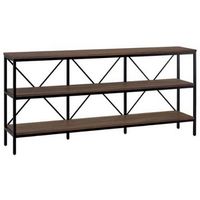 Camden&Wells - Kira Console Table - Blackened Bronze/Alder Brown