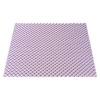 Bestier - 4 Inch Egg Crate Memory Foam Mattress Topper, Cooling Gel Infused Foam Mattress Topper ...