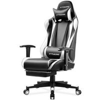 GTPlayer - GT002 Ergonomic Leather Ergonomic Gaming Chair - White