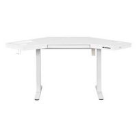 OSP Home Furnishings - Primo Sit-to-Stand Corner Electric Desk - White Finish