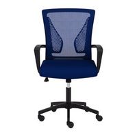 CorLiving - Workspace Mesh Back Office Chair - Blue