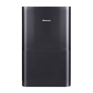 Hisense - 50-Pint Dehumidifier with 12 quarts Bucket Capacity and Pump - Black