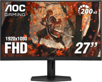 AOC - C27G4HX 27" VA Panel Curved Gaming Monitor, LED, FHD (1920x1080), 200Hz, 0.5ms, Freesync - ...