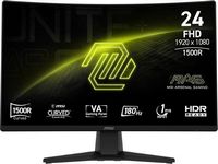 MSI - MAG 242C 24" VA LCD Curved FHD 180Hz 1ms Adaptive Sync Gaming Monitor with HDR ready  (Disp...