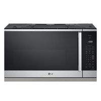 LG - 2.1 Cu. Ft. Over The Range Smart Microwave with Sensor Cooking and EasyClean - Printproof St...