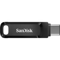 SanDisk - Ultra Dual Drive Go 128GB USB Type-A/USB Type-C Flash Drive - Black