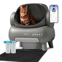 NEAKASA - M1 Open-Top Self-Cleaning Smart App-Controlled Odor-Free Cat Litter Box with Extended C...