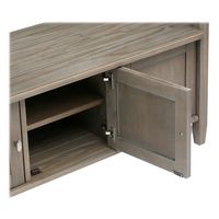 Simpli Home - Warm Shaker SOLID WOOD 44 inch Wide Transitional Entryway Storage Bench in Distress...