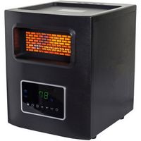 Lifesmart - 4-Wrapped Element Infrared Heater with USB Charging - Black