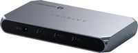 Satechi - Thunderbolt 4 Slim Hub Pro - 5-in-1 Dock- USB-C 60W, Single 8k or Dual 4K Display, 4 Th...