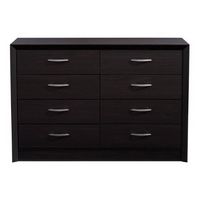 CorLiving - Newport 8 Drawer Dresser - Black