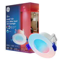 Cync - Reveal Smart LED Wafer Downlights, Color Changing, 2in, 1pk - Full Color