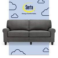 Serta - Copenhagen 3-Seat Fabric Sofa - Gray