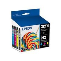 Epson - 212 Claria Ink High Capacity Black & Standard Color Cartridge Combo Pack (T212XL-BCS) - B...