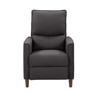 CorLiving - Alder Manual Fabric Recliner - Dark Grey