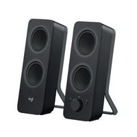 Logitech - Z207 2.0 Bluetooth Stereo Computer Speakers - Black