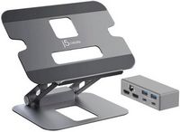 j5create - Multi-Angle Dual HDMI Docking Stand - Silver