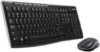 Logitech - MK270 Full-size Wireless Membrane Keyboard and Mouse Bundle for PC - Black