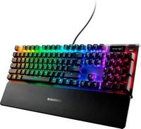 SteelSeries - Apex 7 Full Size Wired Mechanical Red Linear Switch Gaming Keyboard with RGB Backli...