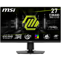 MSI - MAG 272URDF E16 27" Rapid IPS LCD UHD 160Hz/FHD 320Hz 0.5ms FreeSync Gaming Monitor with HD...